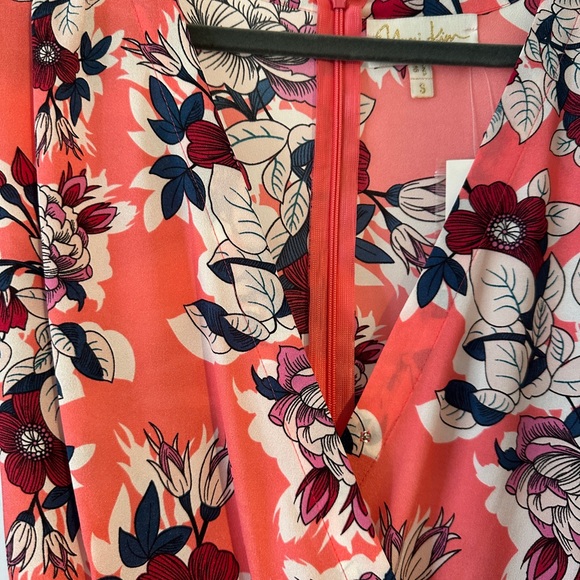 Yumi Kim Floral Print Romper - Coral - Picture 2 of 7